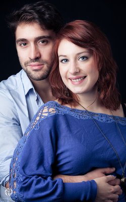 Michael Souschek and Jil Cleese